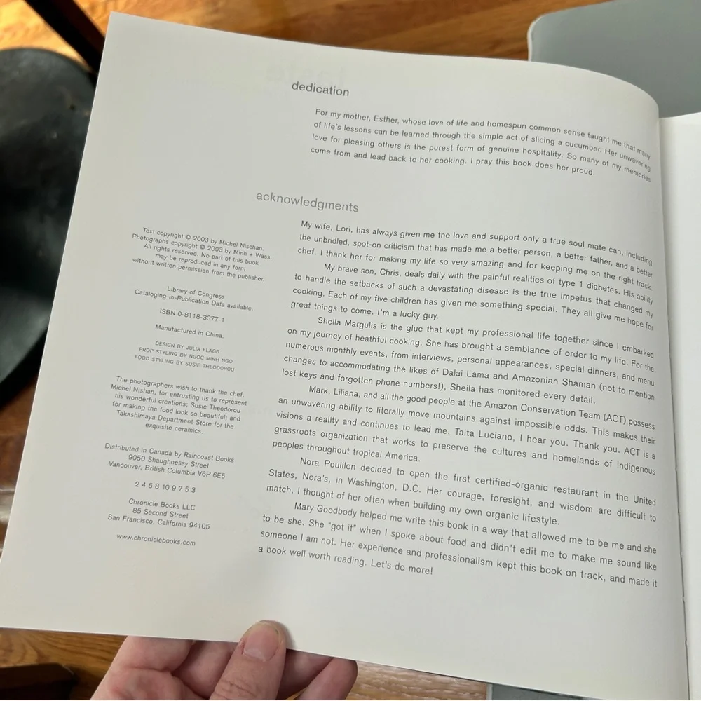 Taste: Pure and Simple Cookbook Hardcover Chronicle Books